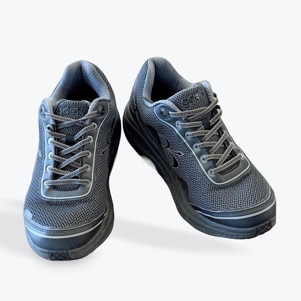 Gravity Defyer G-Defy Ion Mens Black Grey Walking Shoes TB9024MBL-XW Size 11
